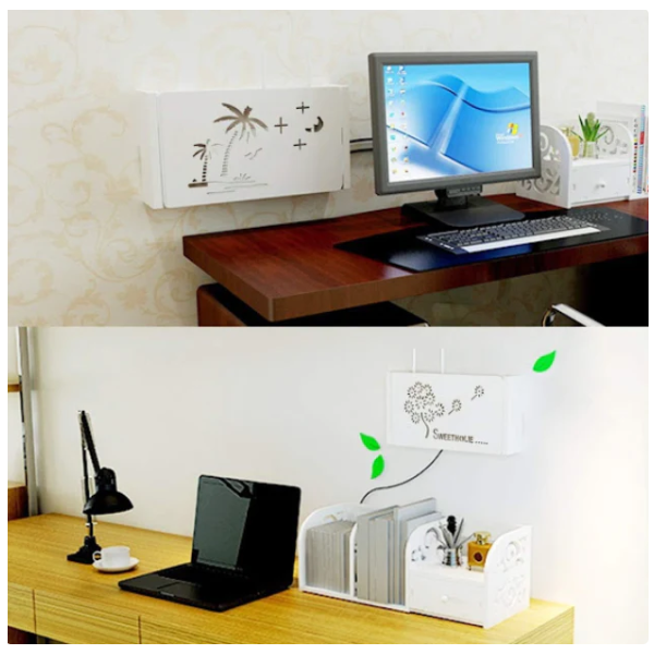 Raft suport router, mascare fire si echipament WIFI, Model Palmier