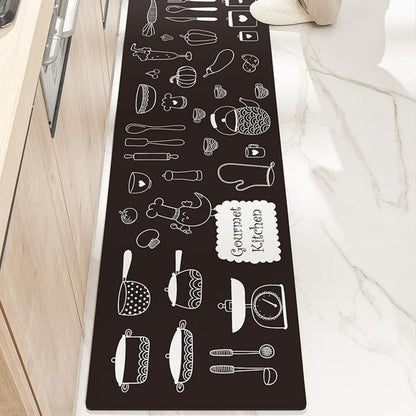 Set 2 x Covor pentru Bucatarie - Model Retro