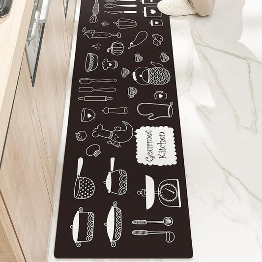 Set 2 x Covor pentru Bucatarie - Model Retro