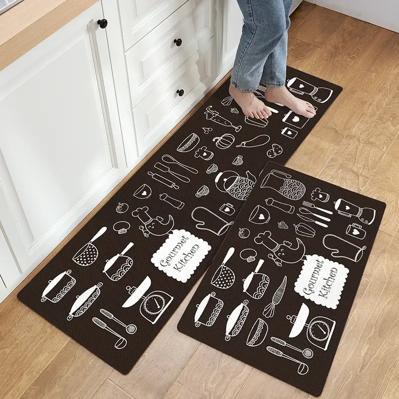 Set 2 x Covor pentru Bucatarie - Model Retro