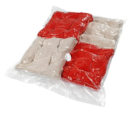 Set 5 saci pentru vidat haine, dimensiune 50 x 60 cm, transparent