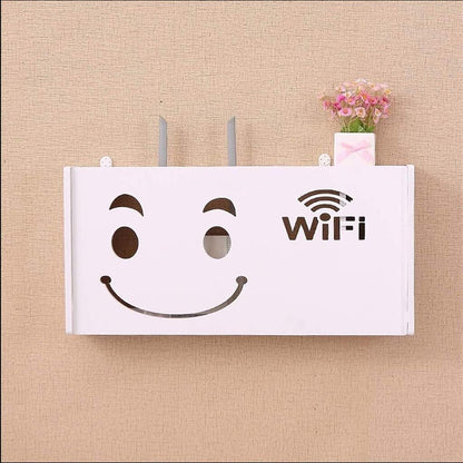 Raft suport router wireless, fire de mascare și echipamente Wifi, model Smiley Face
