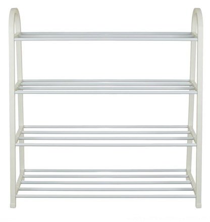 Suport Incaltaminte cu 4 Rafturi Alb 61x28x64cm
