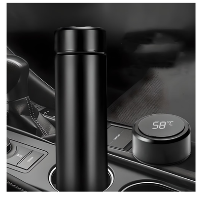 Oferta 1+1 - Termos Smart, otel inoxidabil, afisaj LED temperatura, 500ml