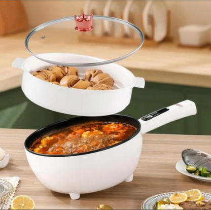 Tigaie Electrică Antiaderentă, Control Temperatură, Încălzire Uniformă, 26 cm, 3L