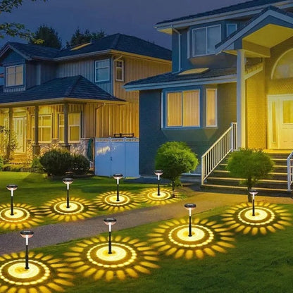 Set 2 lampi solare LED RGB