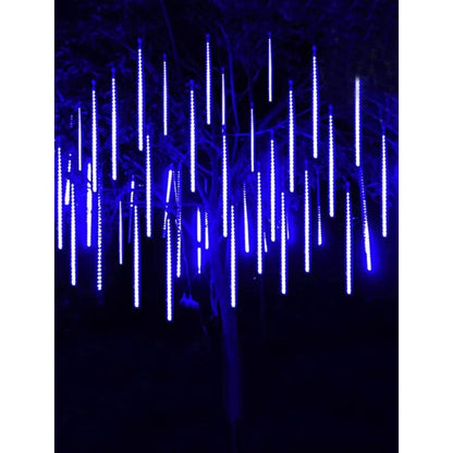 Instalatie tub luminos tip meteorit, 80 cm, 8 tuburi