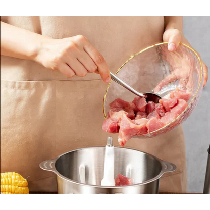 Tocator electric capacitate bol 3L, pentru carne si legume, 4 lame inox, 2 viteze