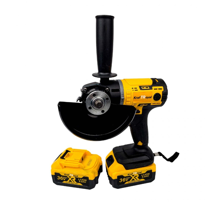 Trusa KrafTRoyal 5 in 1, 36V, 8Ah, 2 Acumulatori, Autofiletanta, Impact, Flex, Rotopercutor, Pistol De Spalat