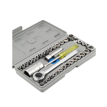 Trusa cu 40 chei tubulare + Set doua chei universale + ARTICOL CADOU!