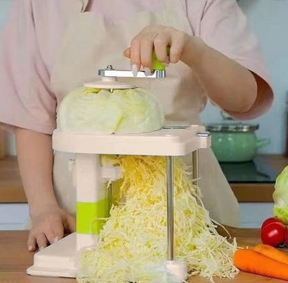 Razatoare pentru varza, manuala cu manivela si 3 lame