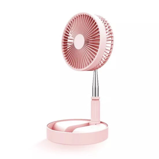 Ventilator portabil si telescopic cu acumulator si incarcare USB