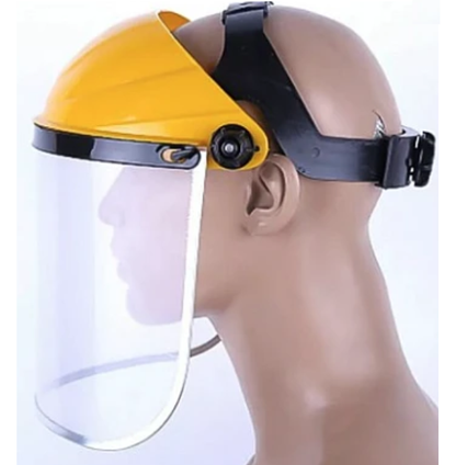 Viziera de protectie, PVC, reglabila